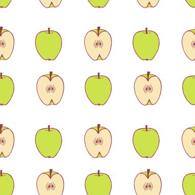 Meyve elma dikişsiz desen