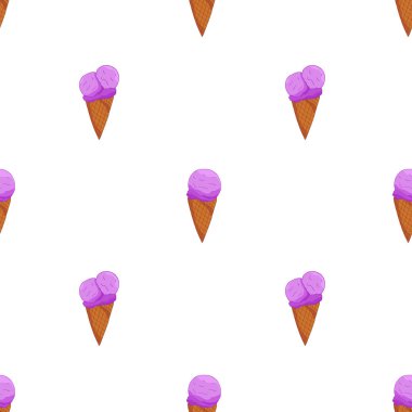 Lavander Ice Cream Dikişsiz desen