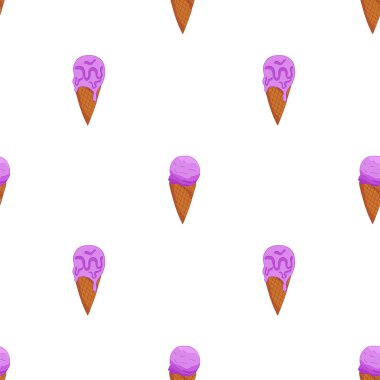 Lavander Ice Cream Dikişsiz desen