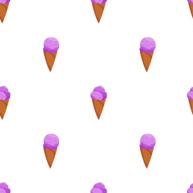 Lavander Ice Cream Dikişsiz desen