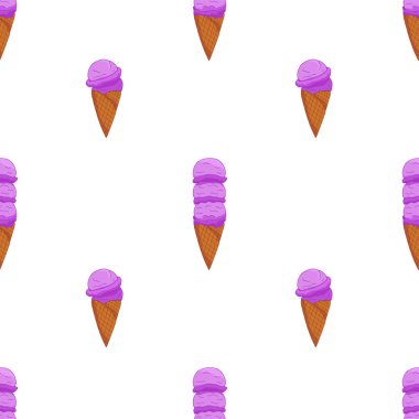 Lavander Ice Cream Dikişsiz desen