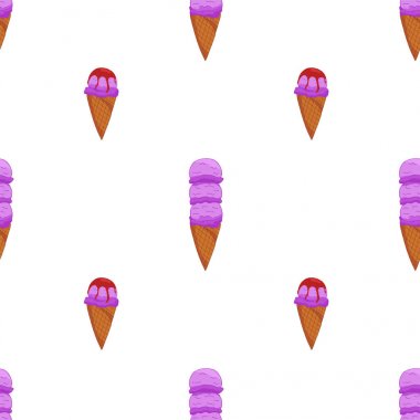 Lavander Ice Cream Dikişsiz desen