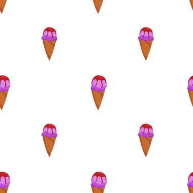 Lavander Ice Cream Dikişsiz desen