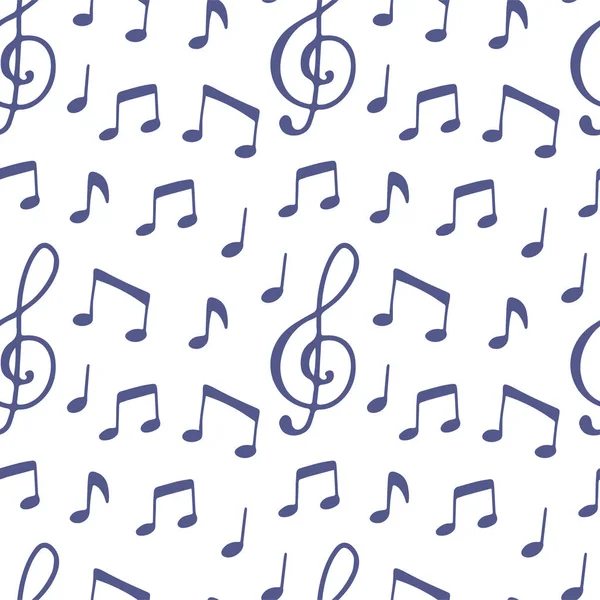 Müzik notası ile kesintisiz desen