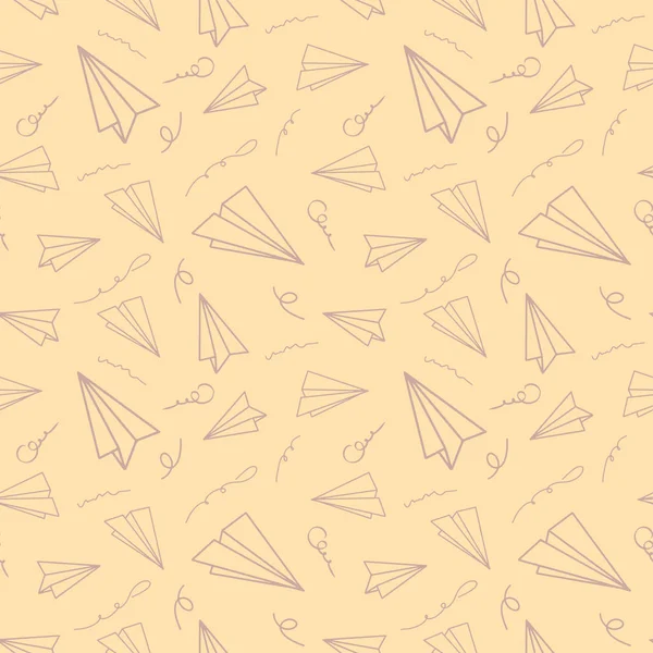 Kağıt Uçak seamless modeli