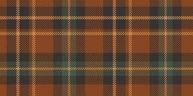 Sıcak Kahverengi ve Yeşil Ekose desenli, Kusursuz Tartan Damalı Tasarım Sonbahar Tekstil, Moda, Ev Dekorasyonu ve Duvar Kağıdı İçin Mükemmel