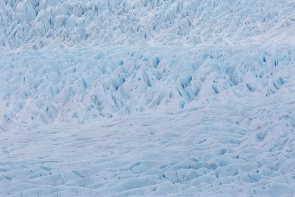Vatnajokull buzulunun detaylı yüzey yapısı — Stok fotoğraf