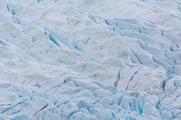 Nahaufnahme der Spalten des Vatnajokull-Gletschers in Island — Stockfoto