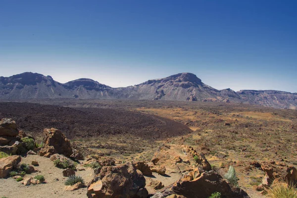 Teide Nemzeti Park Vulkanikus Sivatag Tenerife — Stock Fotó