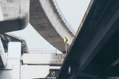 karayolu üzerinde havadan görünümü uygulama projesi, bangkok, Tayland