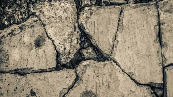 Prasklina z rezavě kamenné betonové textury — Stock fotografie