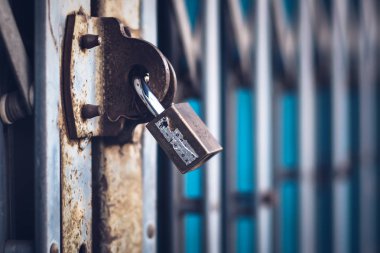 metal kapı pirinç anahtar kilidi ile çelik asma kilit