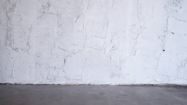 Grunge beyaz beton eski doku duvar .beton zemin.modern loft tarzı fikir tasarımı