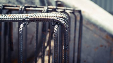 Dowel bar Çelik takviye yapı temel çerçeve yeraltı inşaatı için.