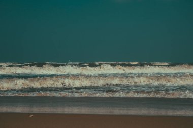 Okyanus yüzey dalgası sorunsuz. Sualtı karikatür sıvı desen nehir ve deniz arka plan .yaz ve duygusal fikir