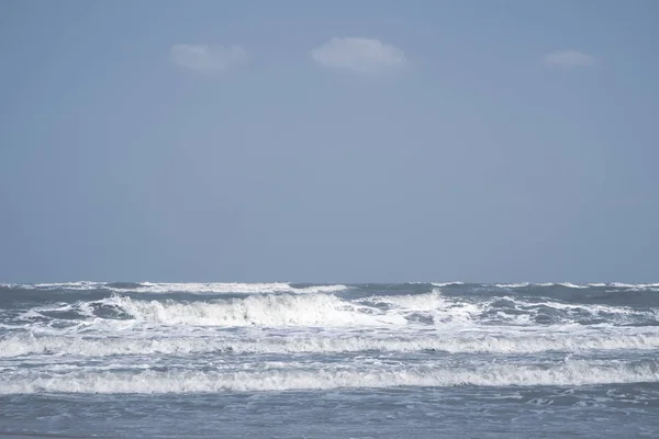 Meeresoberflächenwelle Nahtlos Unterwasser Cartoon Flüssige Muster Fluss Und Meer Hintergrund — Stockfoto