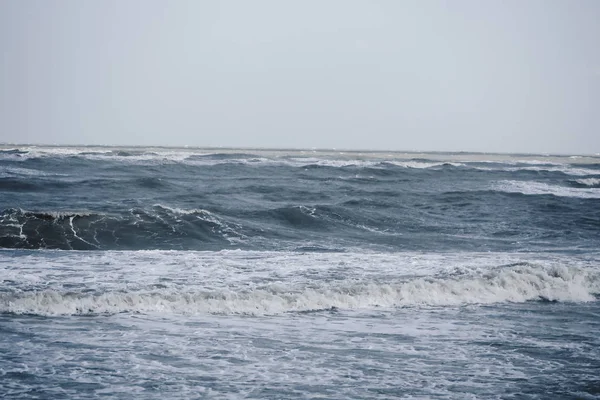 Océan Onde Surface Sans Couture Dessin Animé Sous Marin Motif — Photo