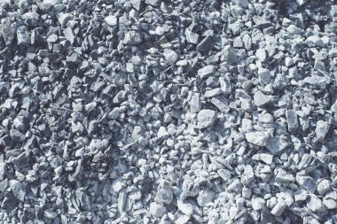 beton konstrüksiyon için küçük bazalt agrega taşları deste arka planv malzeme.