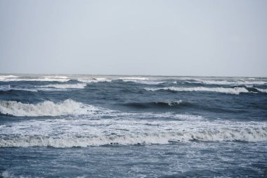 Okyanus yüzey dalgası sorunsuz. Sualtı karikatür sıvı desen nehir ve deniz arka plan .yaz ve duygusal fikir