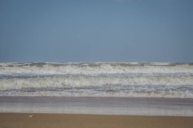 Okyanus yüzey dalgası sorunsuz. Sualtı karikatür sıvı desen nehir ve deniz arka plan .yaz ve duygusal fikir