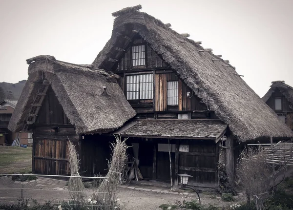 Shirakawako Traditional House Unesco Heritage Village Tourist Spot Folk Architecture — Stock Photo, Image