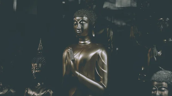 Patung Buddha Digunakan Sebagai Jimat Agama Buddha Liburan Liburan Asia — Stok Foto