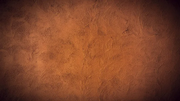Kırmızı Kahverengiyle Kaplanmış Klasik Duvar Kaplaması Eski Beton Duvar Dokusu — Stok fotoğraf