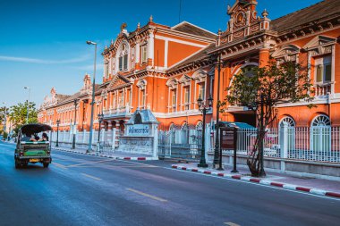 Mayıs 2020 Bangkok eski kasabası Tayland atmosferi Bangkok 'ta kilitlenirken