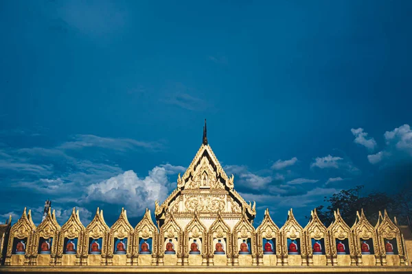 Mai 2020 Thaïlande Temple Pathumthani Thaïlande Moine Bouddhiste Statue Sainte — Photo