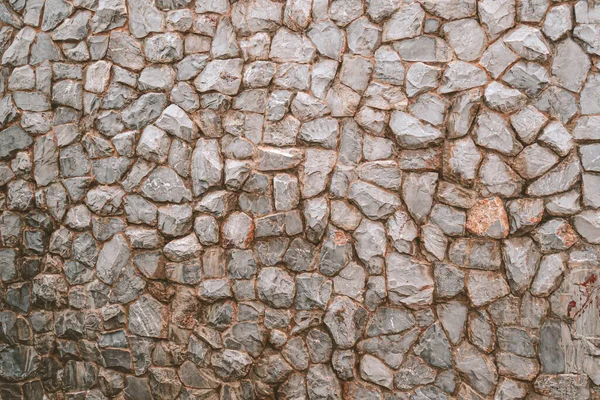 Natura Rzeka Kamień Skała Ściana Retaining Ściana Stone Cecha Ściany — Zdjęcie stockowe