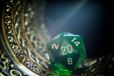 dice  d20 in the dnd clipart
