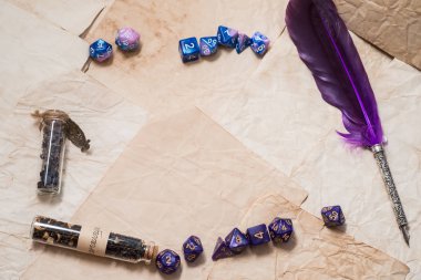 oyun için renkli zar