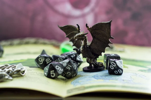 Colored Dice Game — Stock Photo, Image