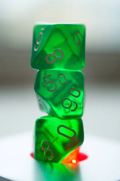 Colored Dice Game — Stock Photo, Image