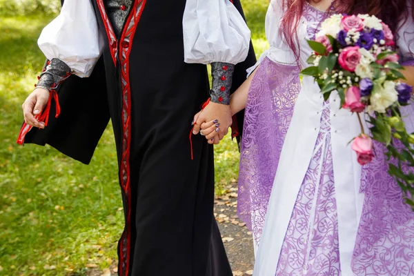 Fairy Tale Wedding Fairies Magicians — Stock Photo, Image