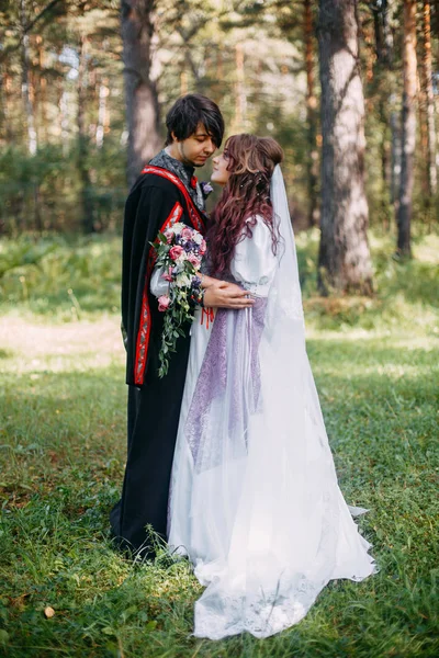 Fairy Tale Wedding Fairies Magicians — Stock Photo, Image