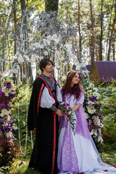 Fairy Tale Wedding Fairies Magicians — Stock Photo, Image