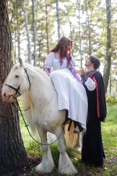 Fairy Tale Wedding Fairies Magicians — Stock Photo, Image