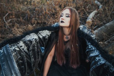 siyah kanatlı peri