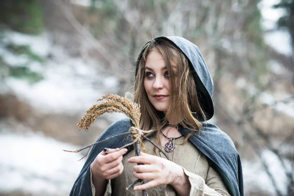 Witch Winter Forest — Stock Photo, Image