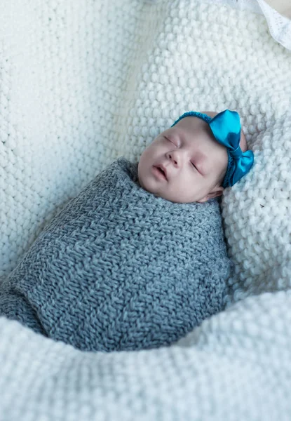 Nyfödd Flicka Filt — Stockfoto