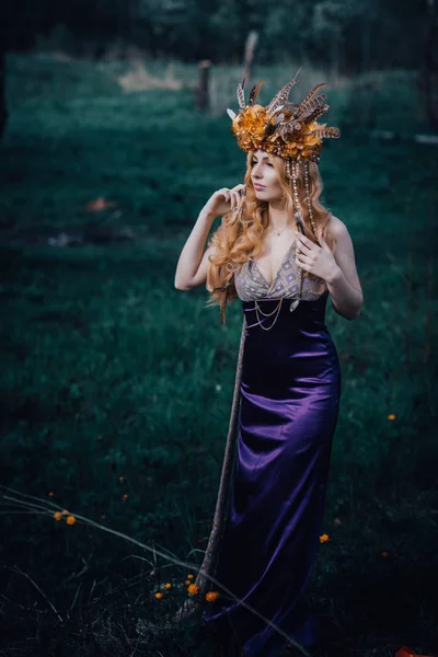 Nymph Woods Blooming Lights — Stock Photo, Image