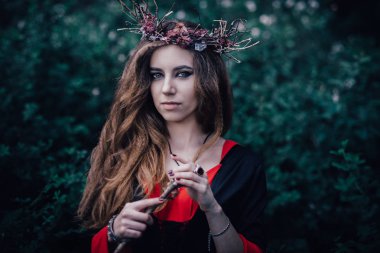 Ormanda peri masalı cadısı