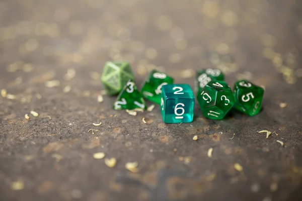 playing dice for role-playing and board games