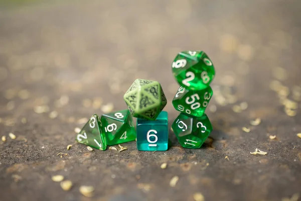 playing dice for role-playing and board games