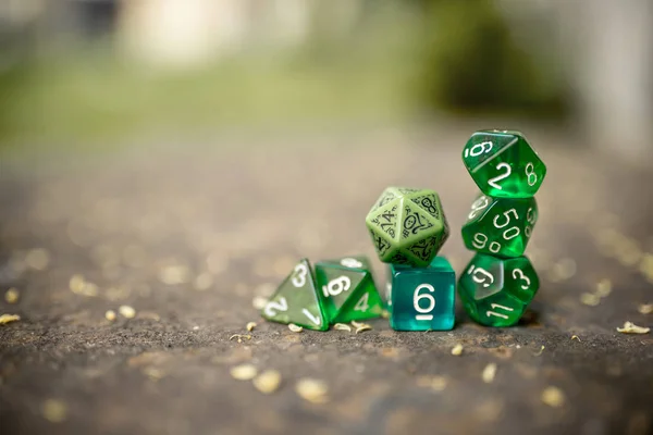 Roleplay Game With Dragons In Dungeon. Yellow Field Dice. Stock Photo,  Picture and Royalty Free Image. Image 92658000.