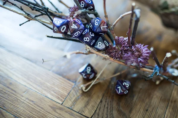 playing dice for role-playing and board games