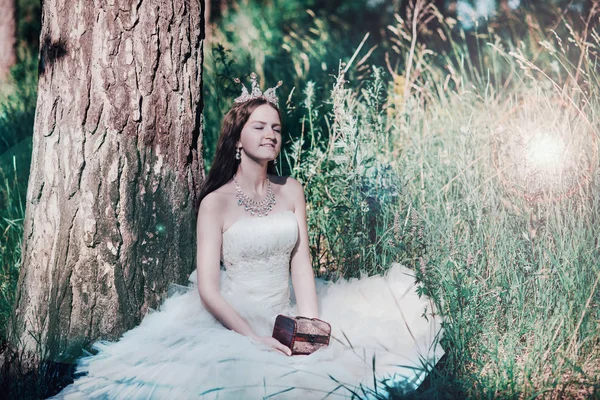 Princezna Borovicovém Lese — Stock fotografie
