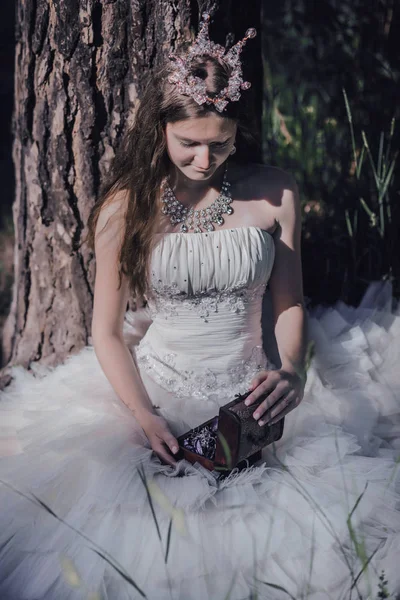 Princezna Borovicovém Lese — Stock fotografie