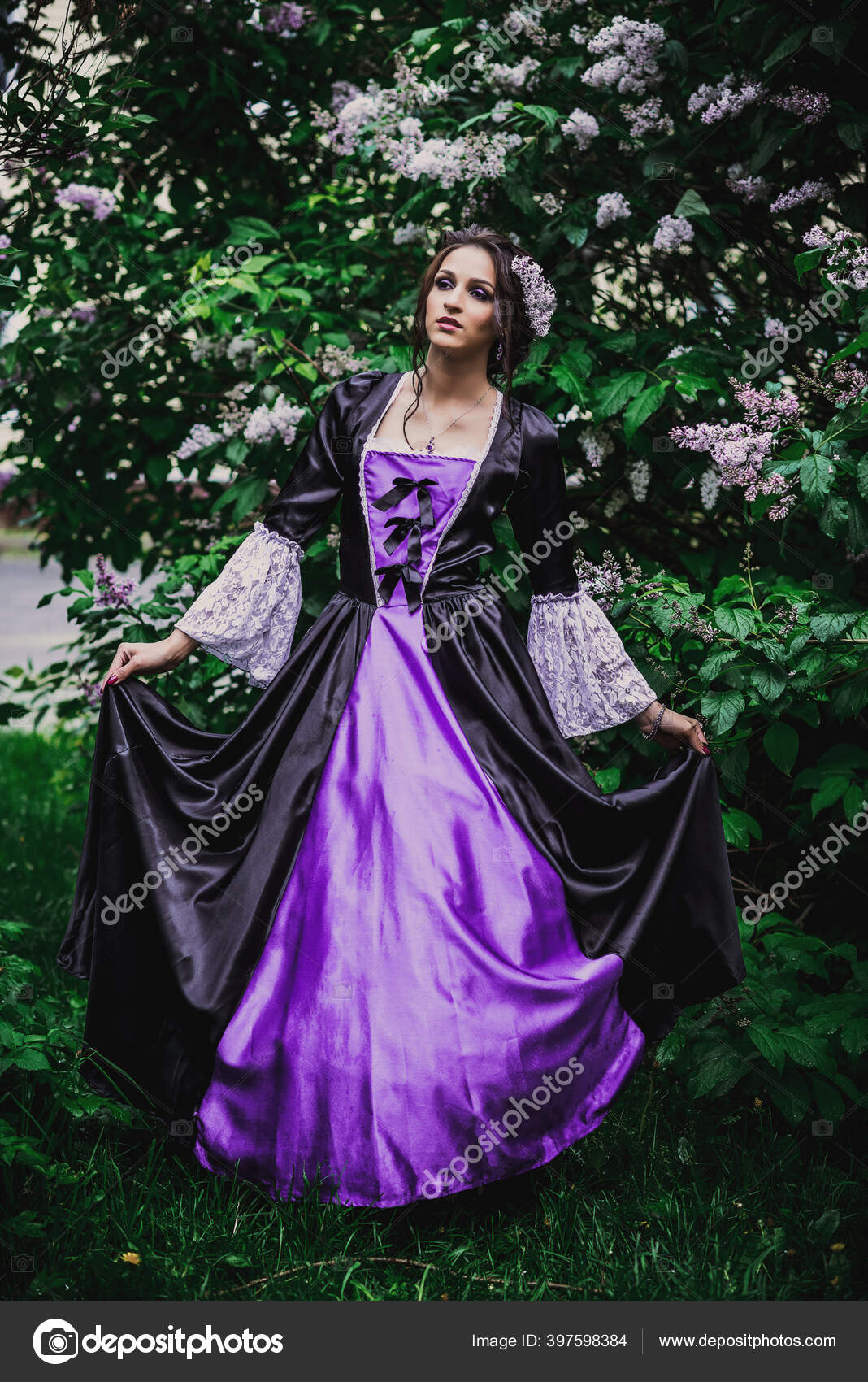 Untraditional Black and Purple Ball Gown Gothic Wedding Dress Bridal  Sleeveless Strapless Lace With Train Beaded Bodice With Cape - Etsy